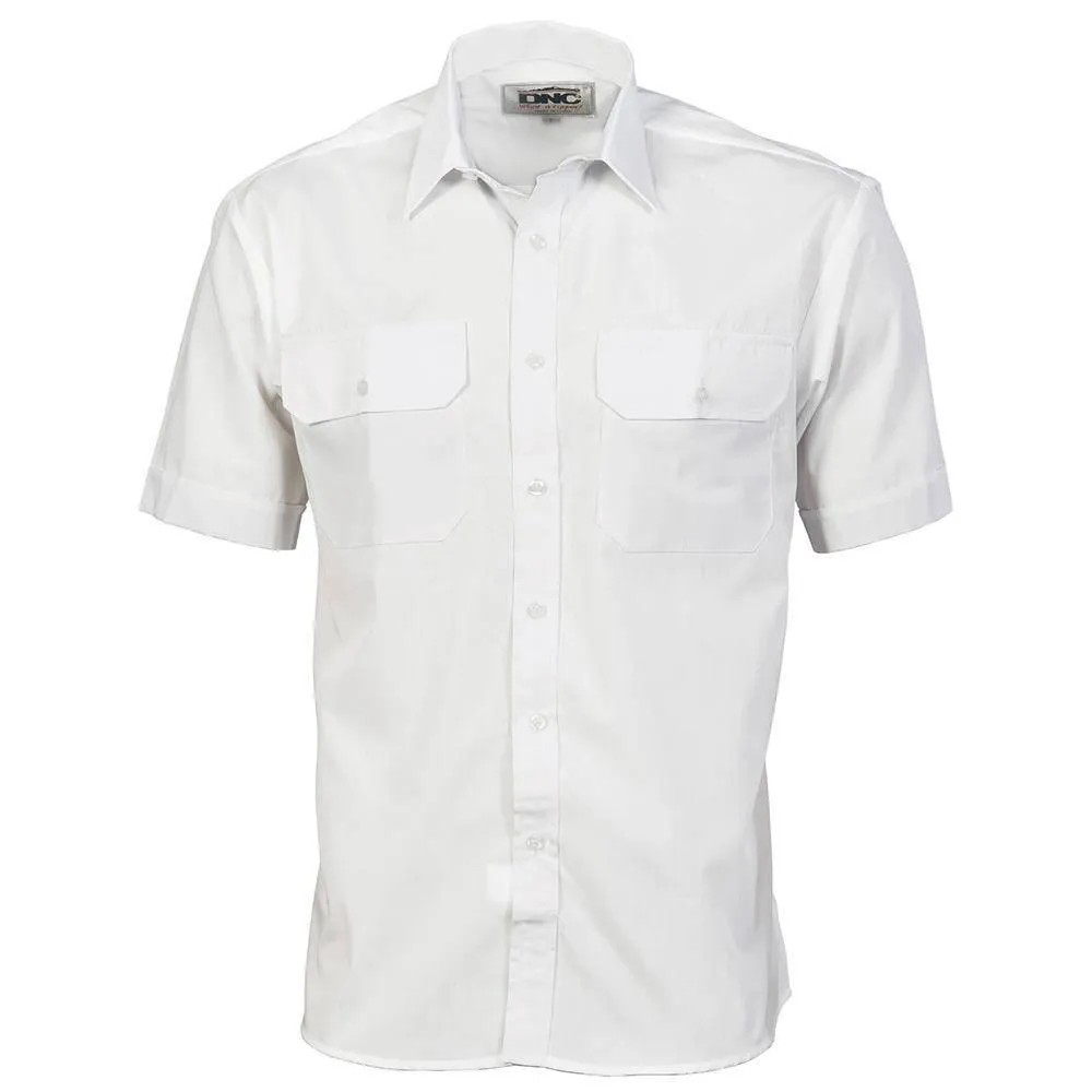 Polyester Cotton Short Sleeve Shirt