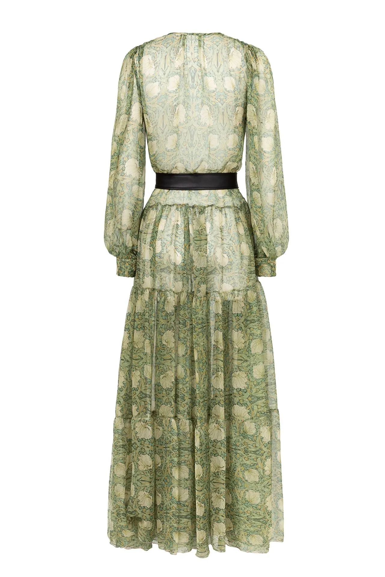 Printed Shirt Dress with Kaftan