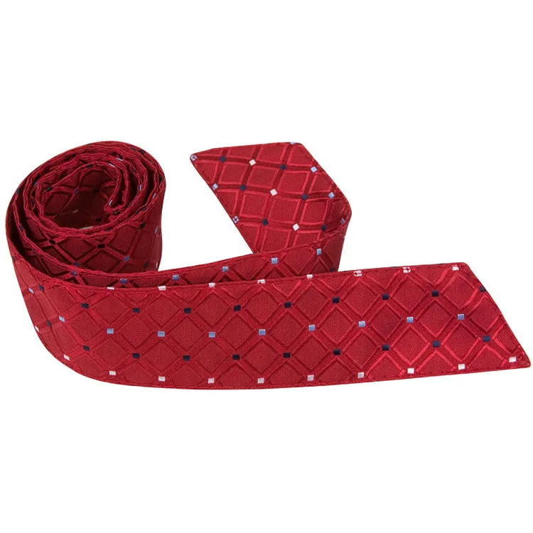 R5 - Red Square with Diamond Accent - Varied Widths