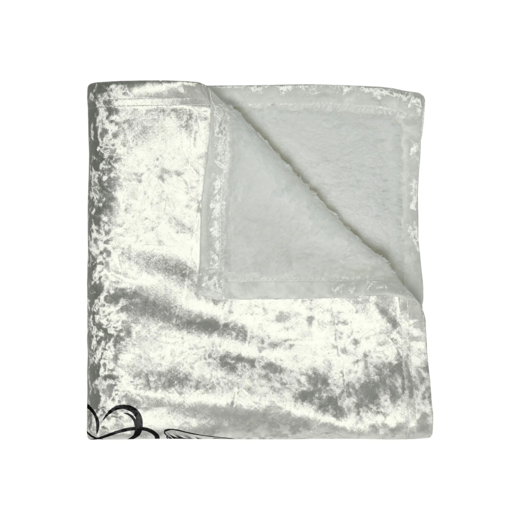 SanLondres Crushed Velvet Blanket