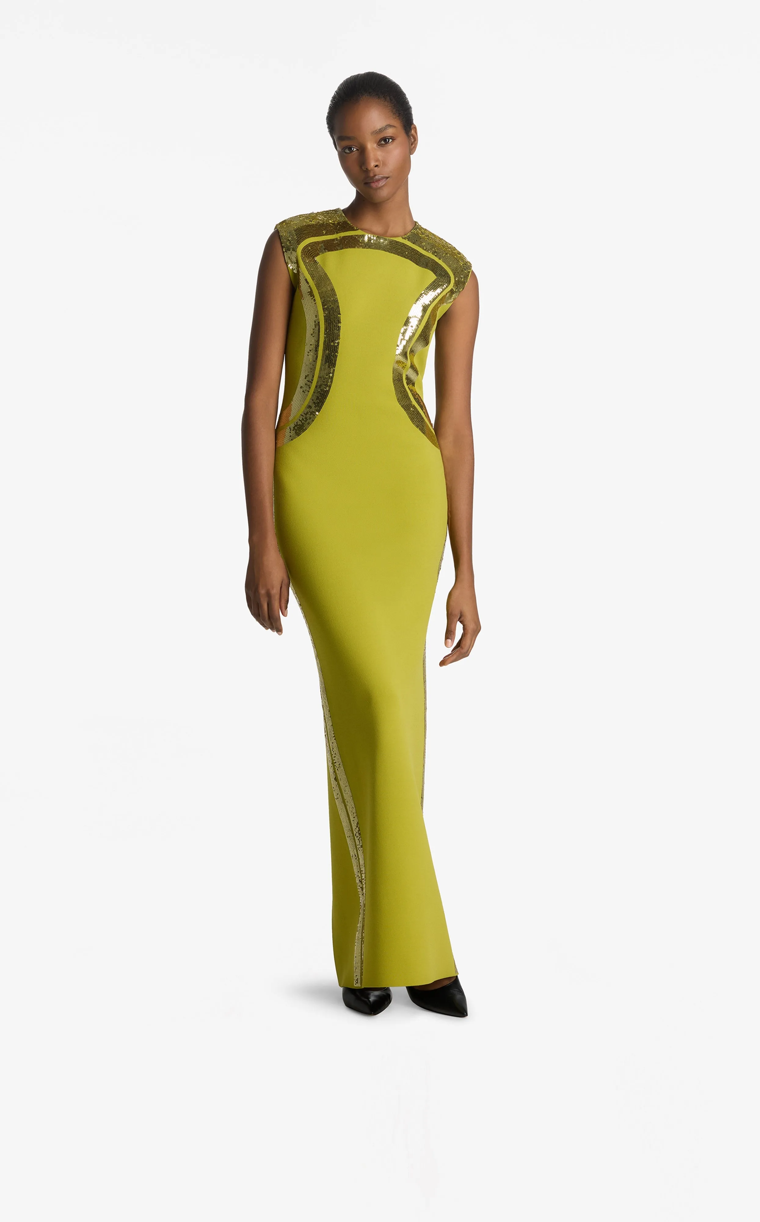 Sequin Detail Gown