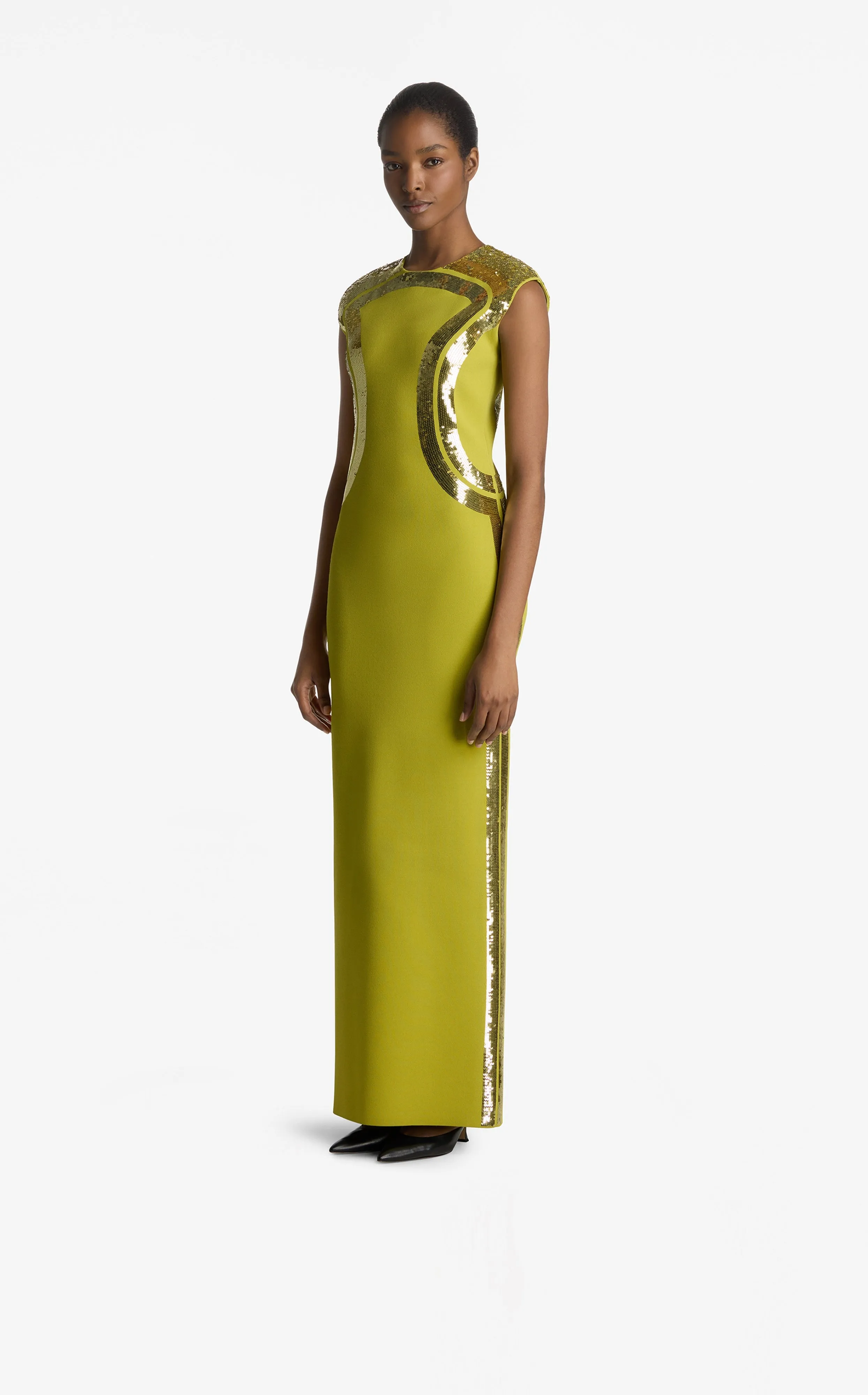 Sequin Detail Gown