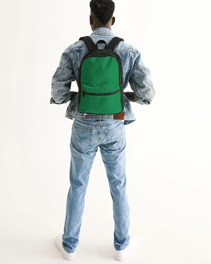 Shaded Green Canvas Backpack | C100M0Y100K30
