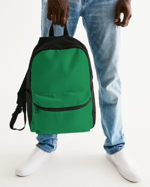 Shaded Green Canvas Backpack | C100M0Y100K30
