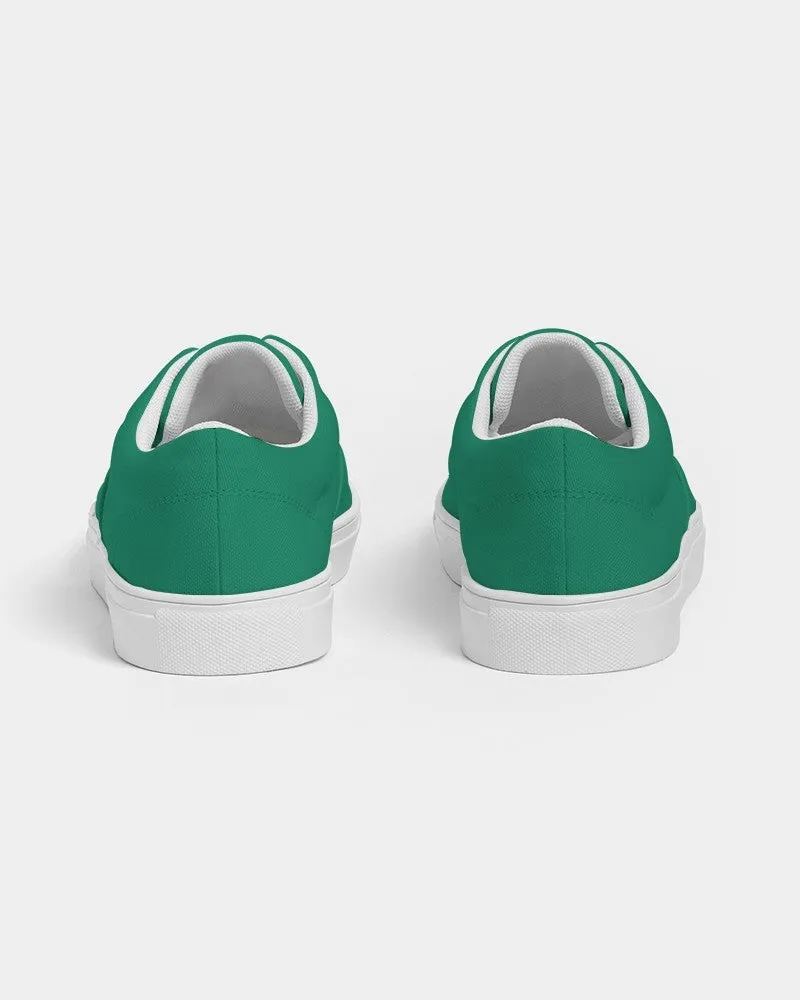 Shaded Green Canvas Sneakers | Women's | C100M0Y75K30