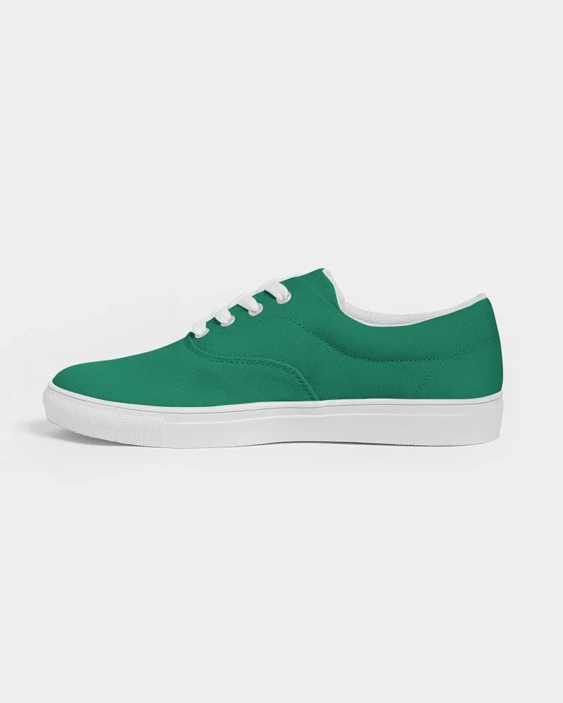Shaded Green Canvas Sneakers | Women's | C100M0Y75K30