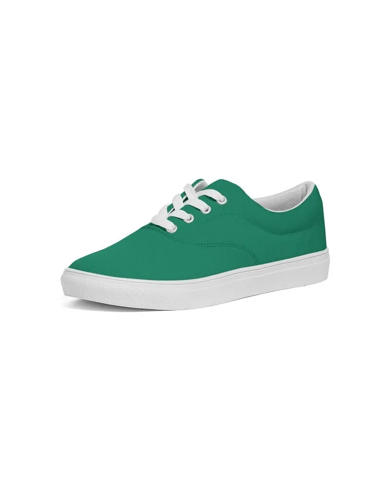 Shaded Green Canvas Sneakers | Women's | C100M0Y75K30