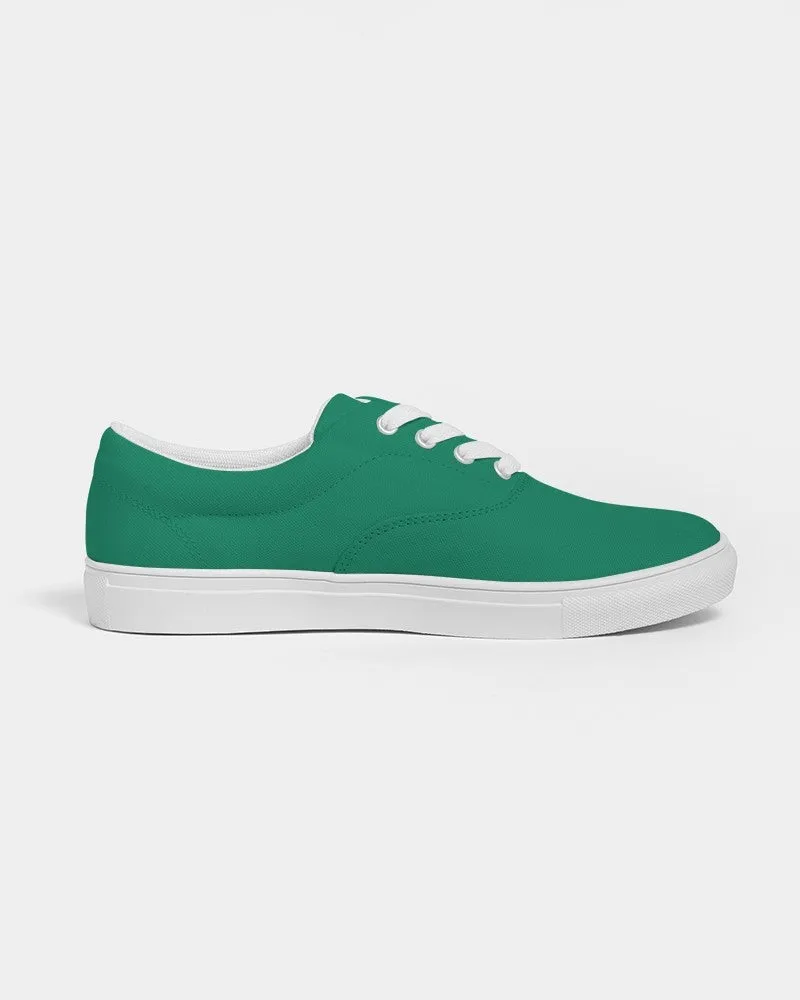 Shaded Green Canvas Sneakers | Women's | C100M0Y75K30