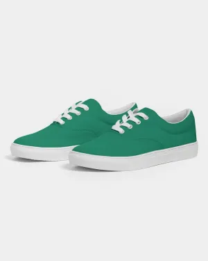 Shaded Green Canvas Sneakers | Women's | C100M0Y75K30