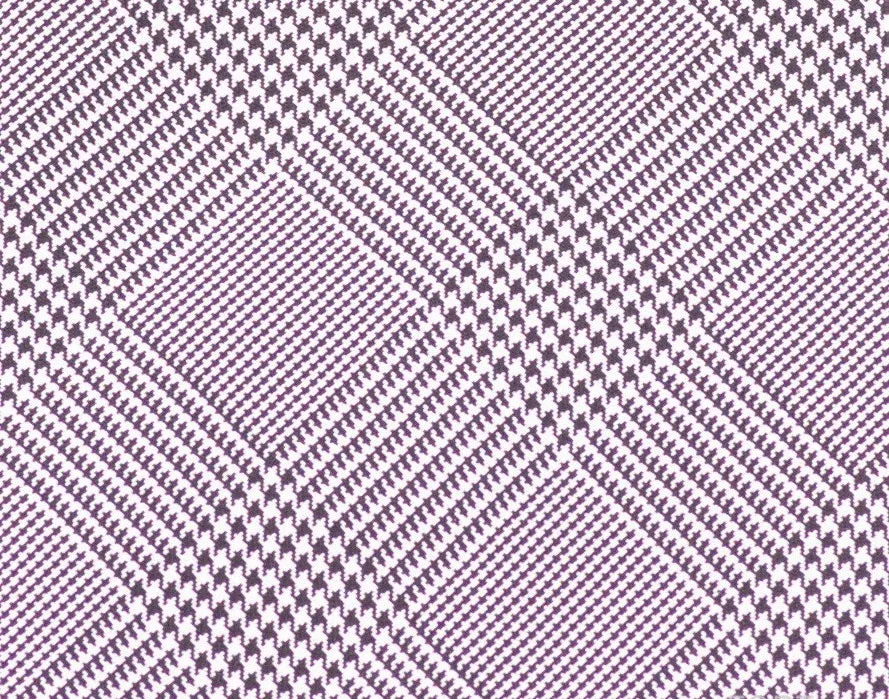 Silk Bow Tie in Black and White Glen Check - Pointed End