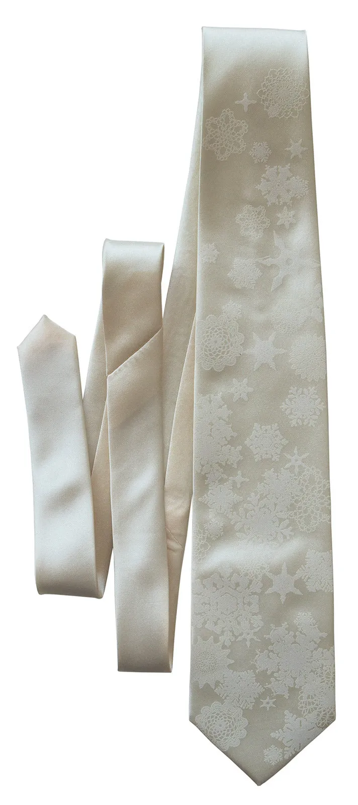 Snowflake Silk Necktie