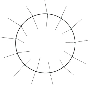 Soft Clamp Wire Wreath Form: 12"
