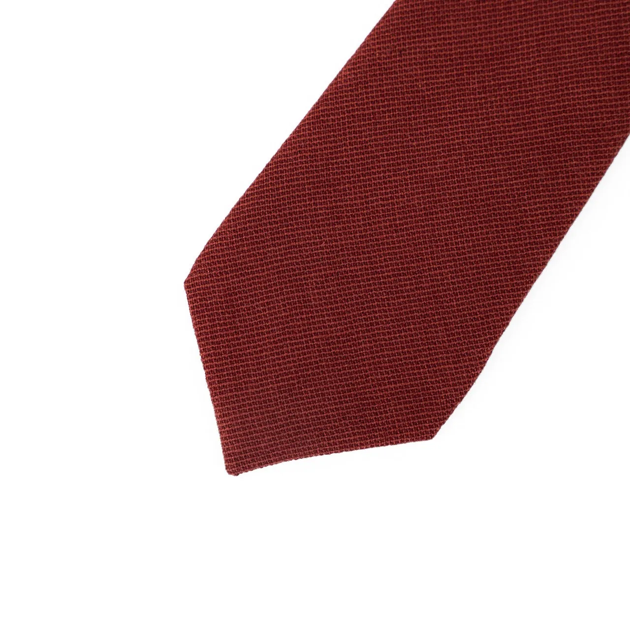 Solid Burgundy Deep Red Tie