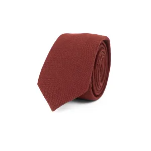 Solid Burgundy Deep Red Tie