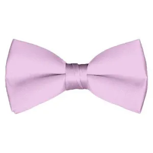 Solid Pre-Tied Light Pink Bow Tie