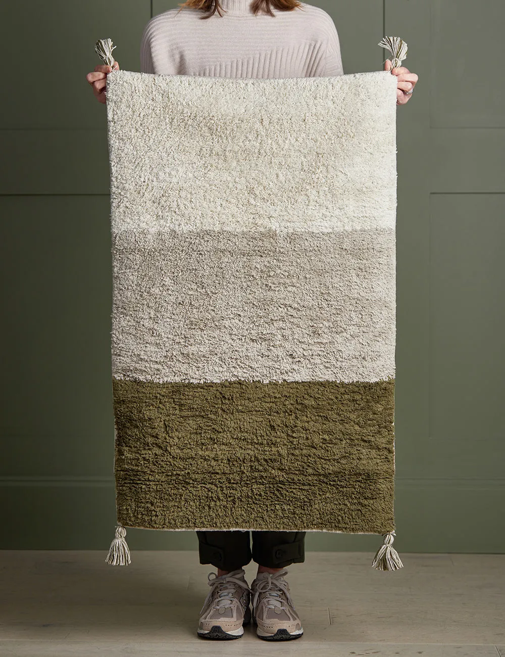 Tonal Green Bath Mat