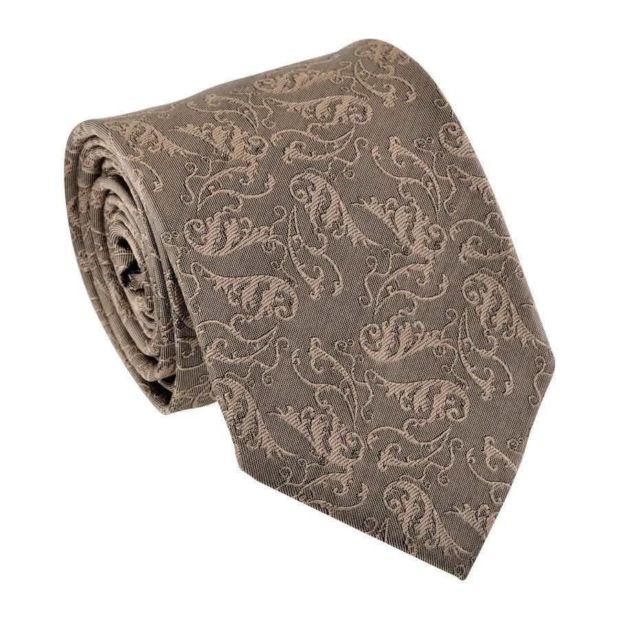 Truly Madly Deeply Moccha Patterned Tie