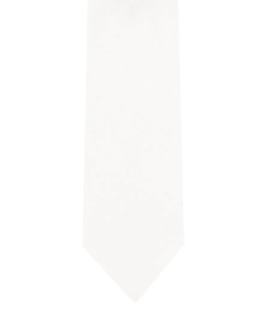 White Solo Ties