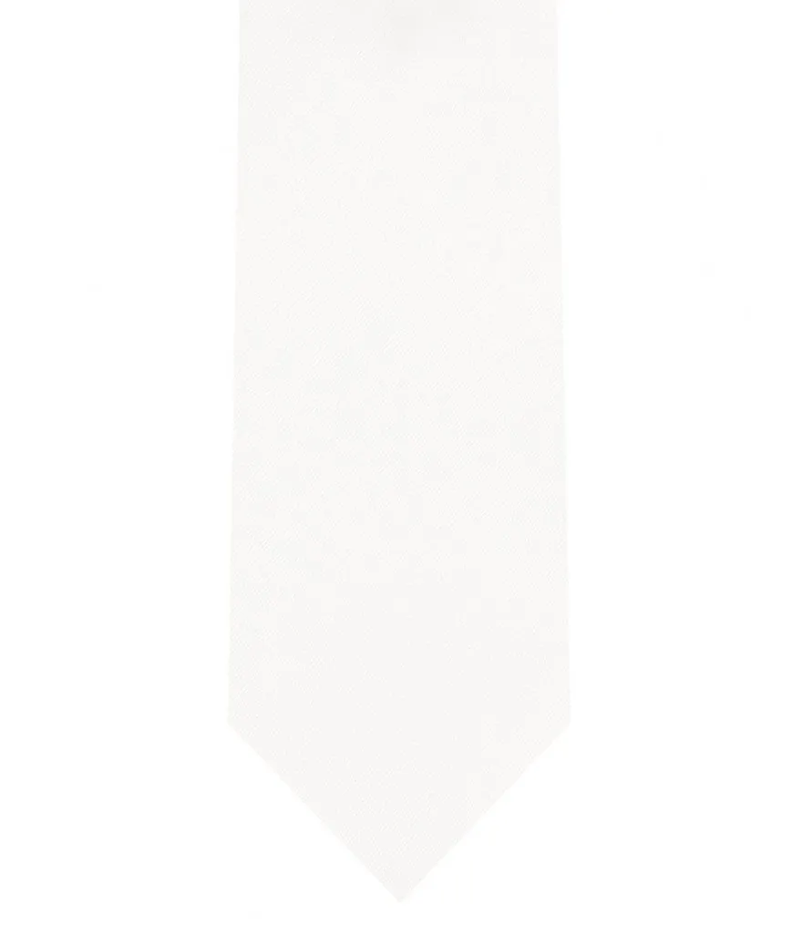 White Solo Ties