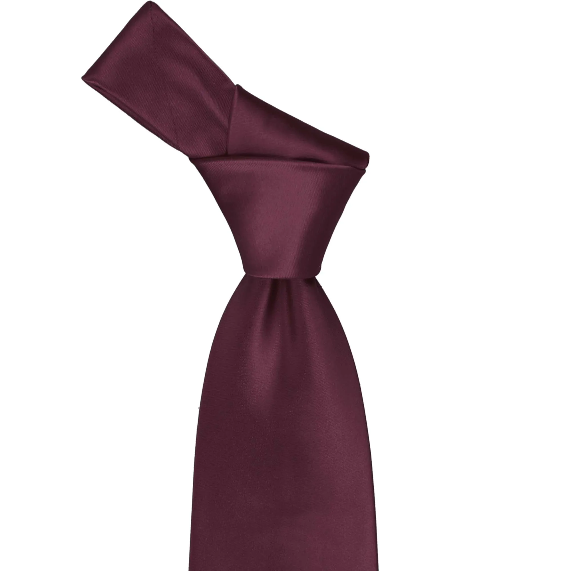 Wine Premium Solid Color Necktie