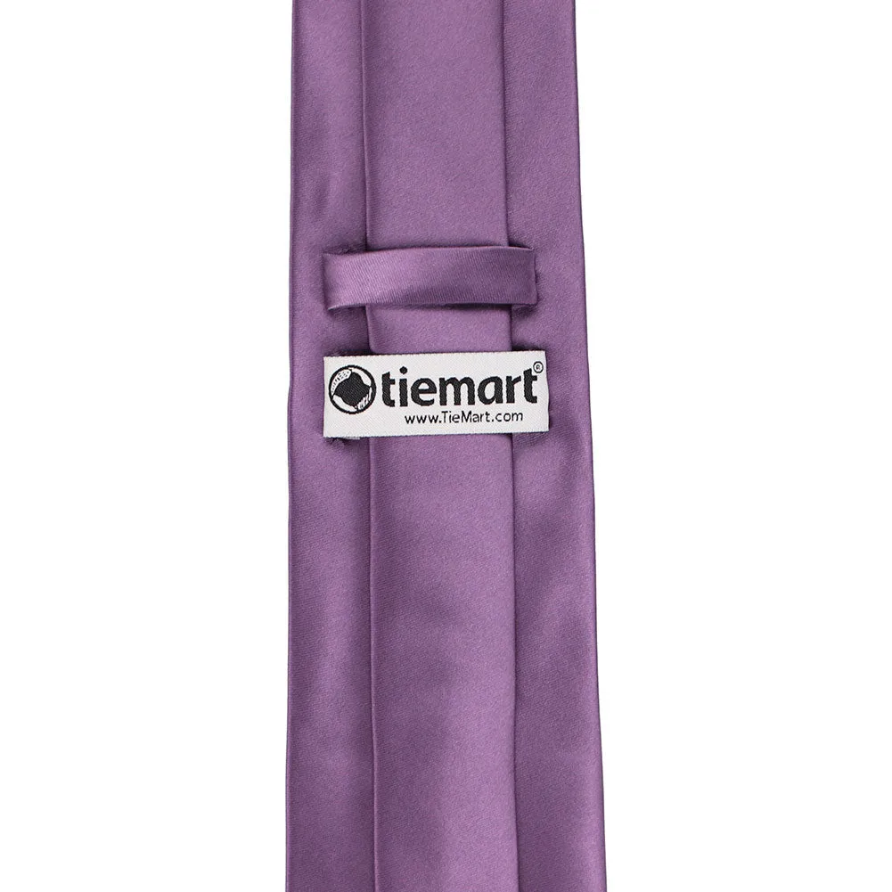 Wisteria Purple Premium Solid Color Necktie