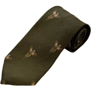 Wool and Silk Flying Pheasant Tie