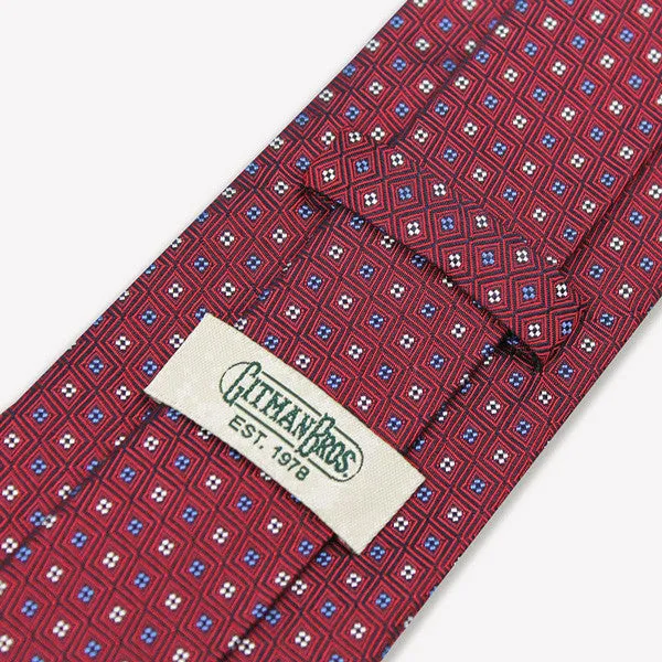 Woven Neat Tie Red