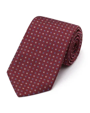 Woven Neat Tie Red