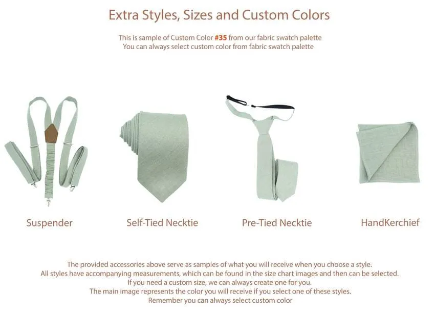 Yellow Linen Bow Ties for Men - Vibrant and Timeless Fashion Statement